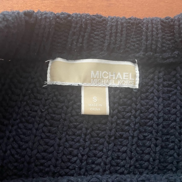 Michael Kors navy knit sweater - Picture 2 of 7